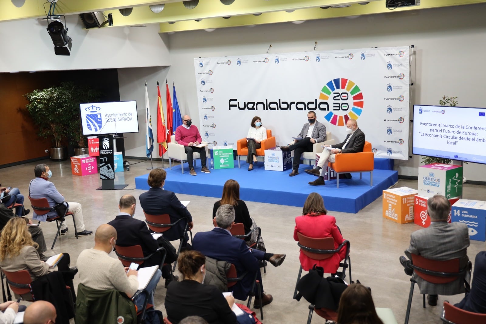 La jornada &#039;La economía circular desde el ámbito local’, celebrada en Fuenlabrada, está enmarcada en la Conferencia para el Futuro de Europa.