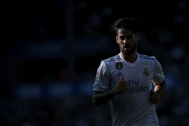 Isco, durante un partido en el Bernabéu