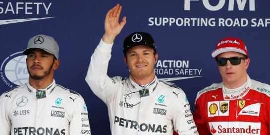 Nico Rosberg posa radiante tras conseguir la &#039;pole&#039;