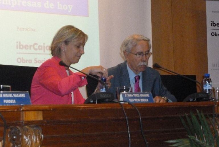 Juan Manuel Blanchard, durante una conferencia en Huesca organizada por Ibercaja