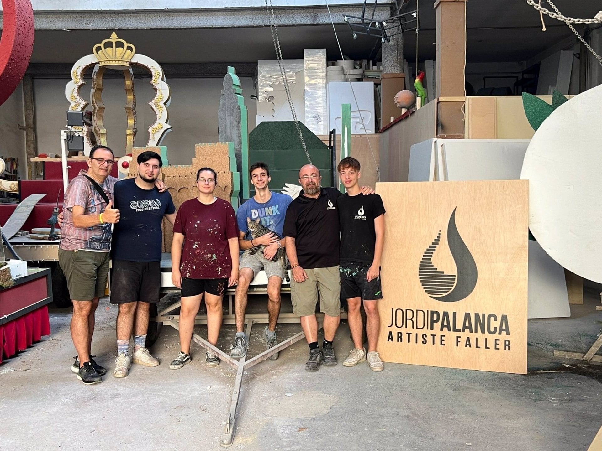 València Capitalidad Verde Europea participa en la Batalla de Flores con una carroza