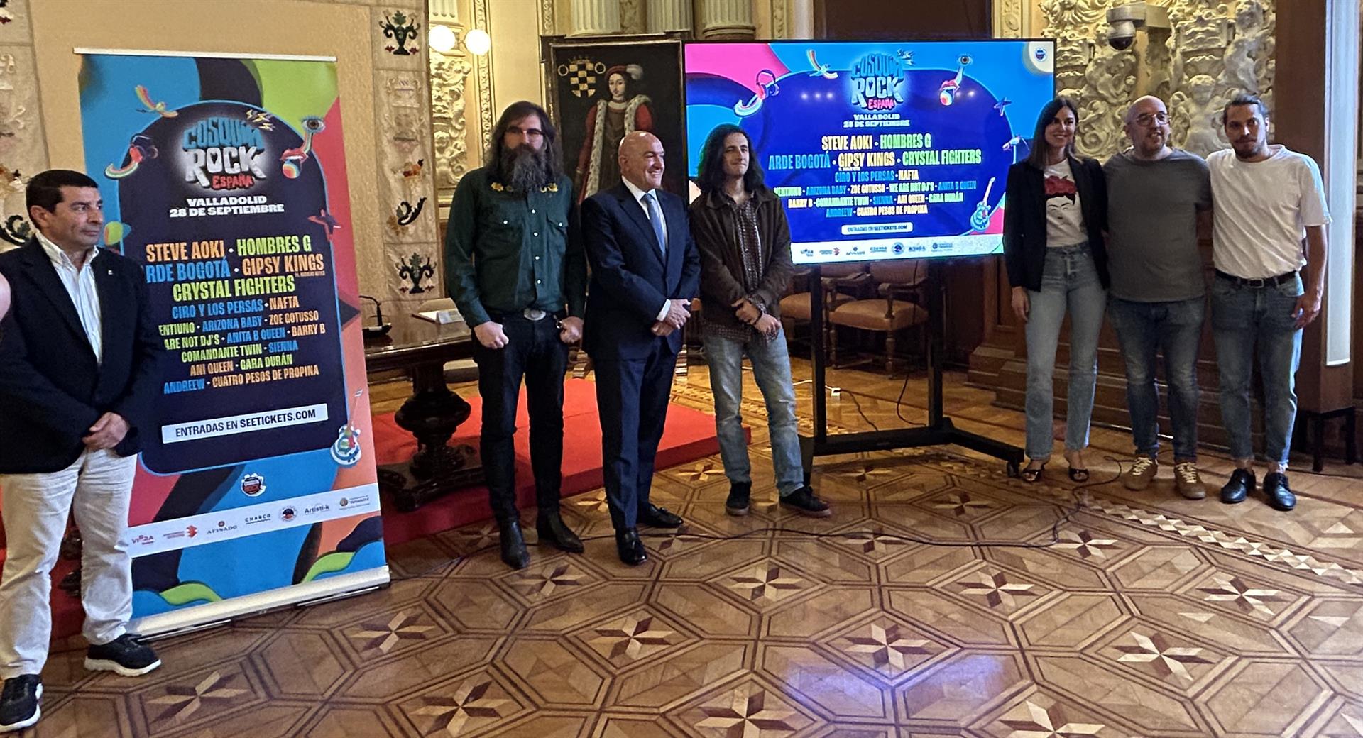 Presentación del Cosquin Rock España, en Valladolid