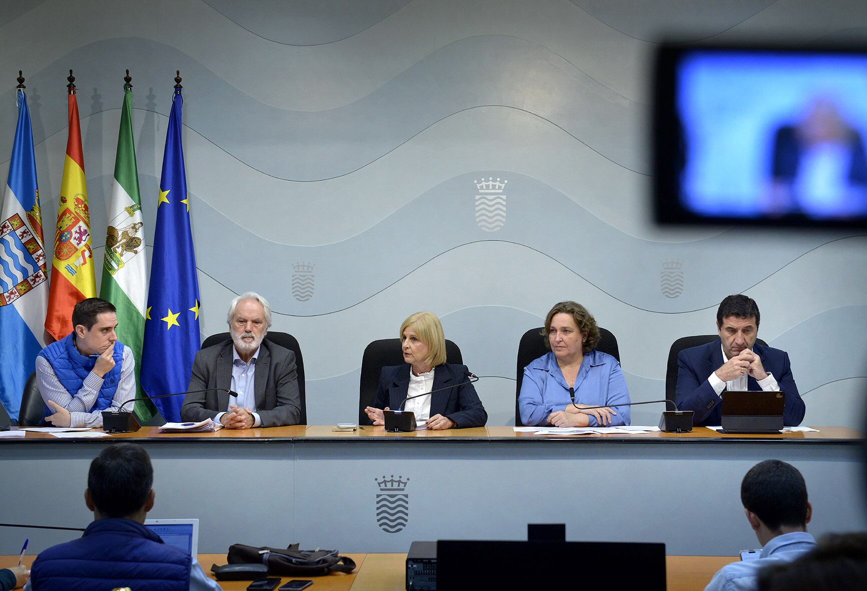 Presentación del plan este lunes en la sala de prensa del Ayuntamiento de Jerez