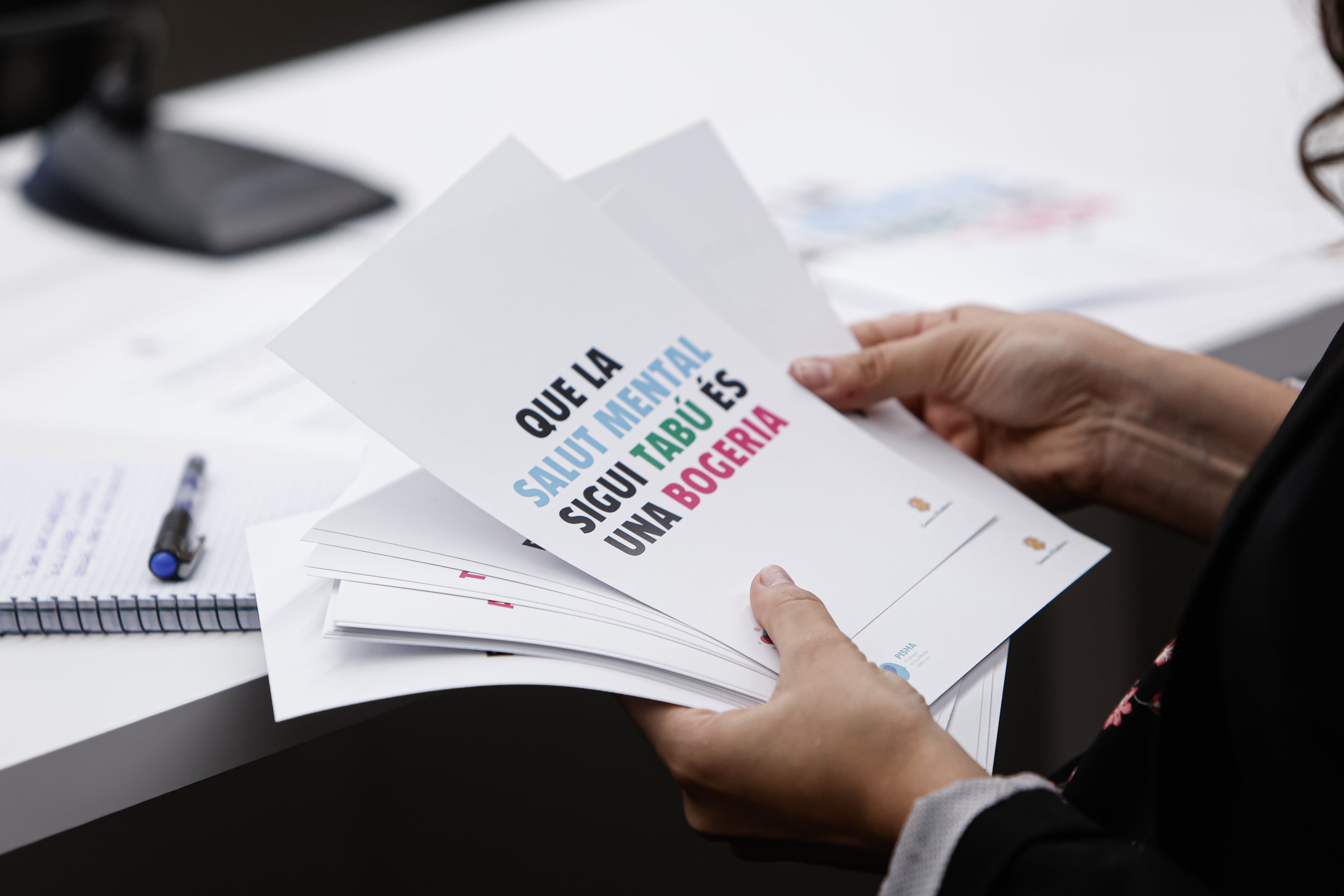 Fulletons de la campanya contra l'estigma de la salut mental