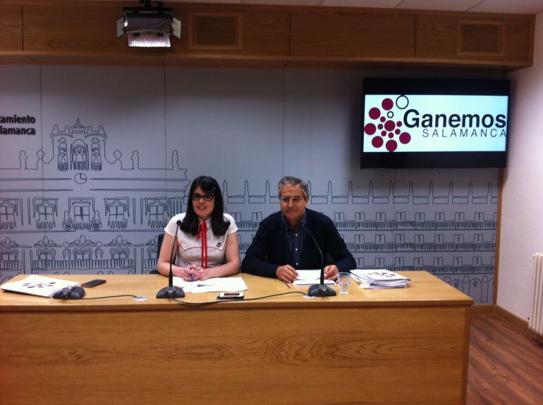 Virginia Carrera y Gabriel Risco, Ganemos Salamanca