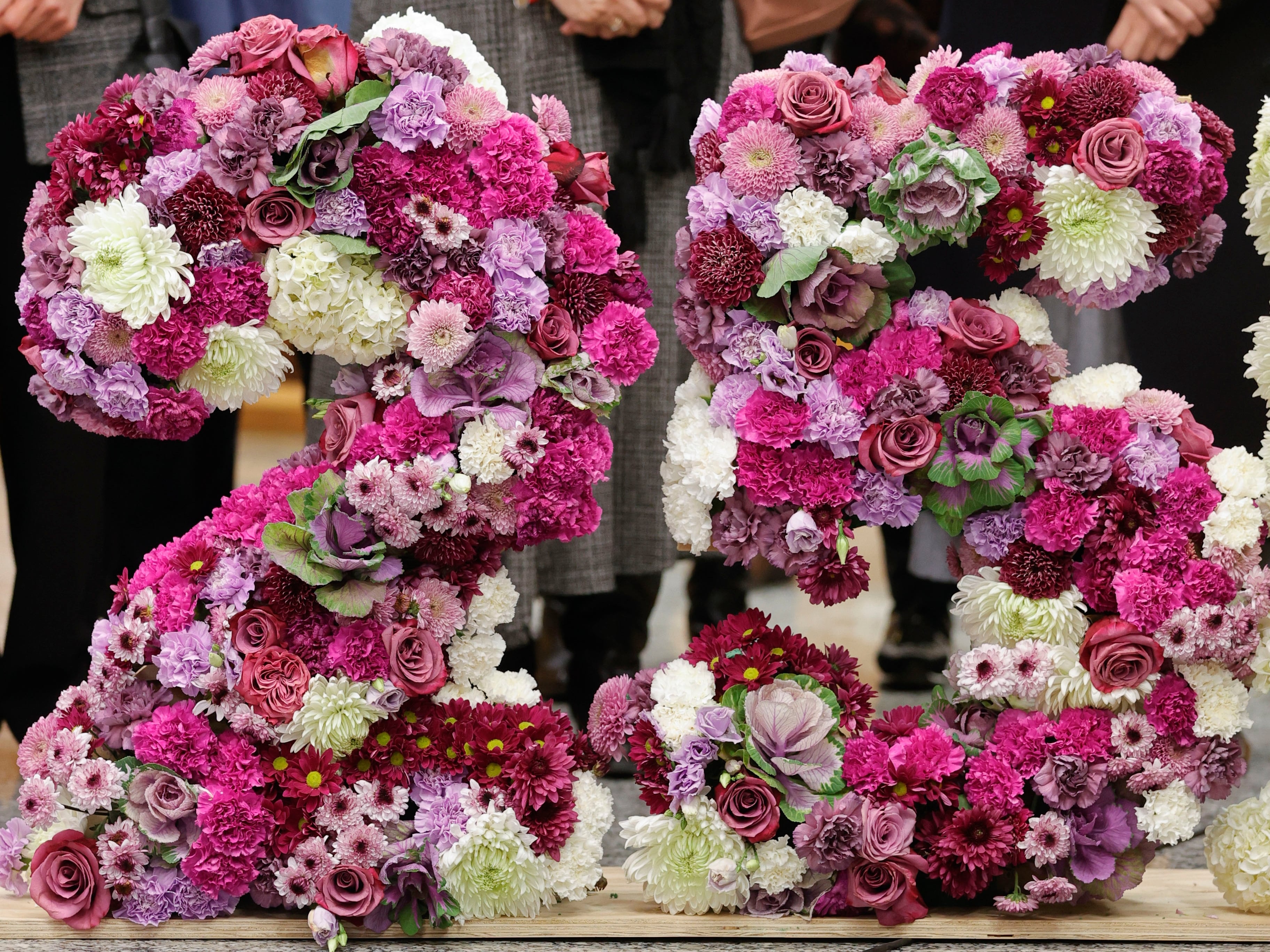 A CORUÑA, 25/11/25.- Vista de acto oficial y lectura del manifiesto con motivo del 25N, celebrado este martes en A Coruña. EFE/Cabalar
