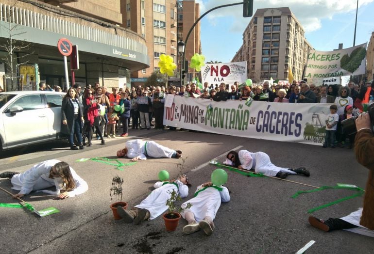 Manifestación en Cáceres