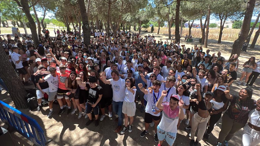 Centenares de jóvenes han participado en el evento en La Pollina