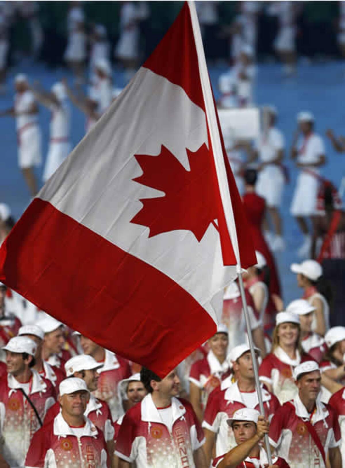 La delegación de Canadá presenta a su equipo en Pekín