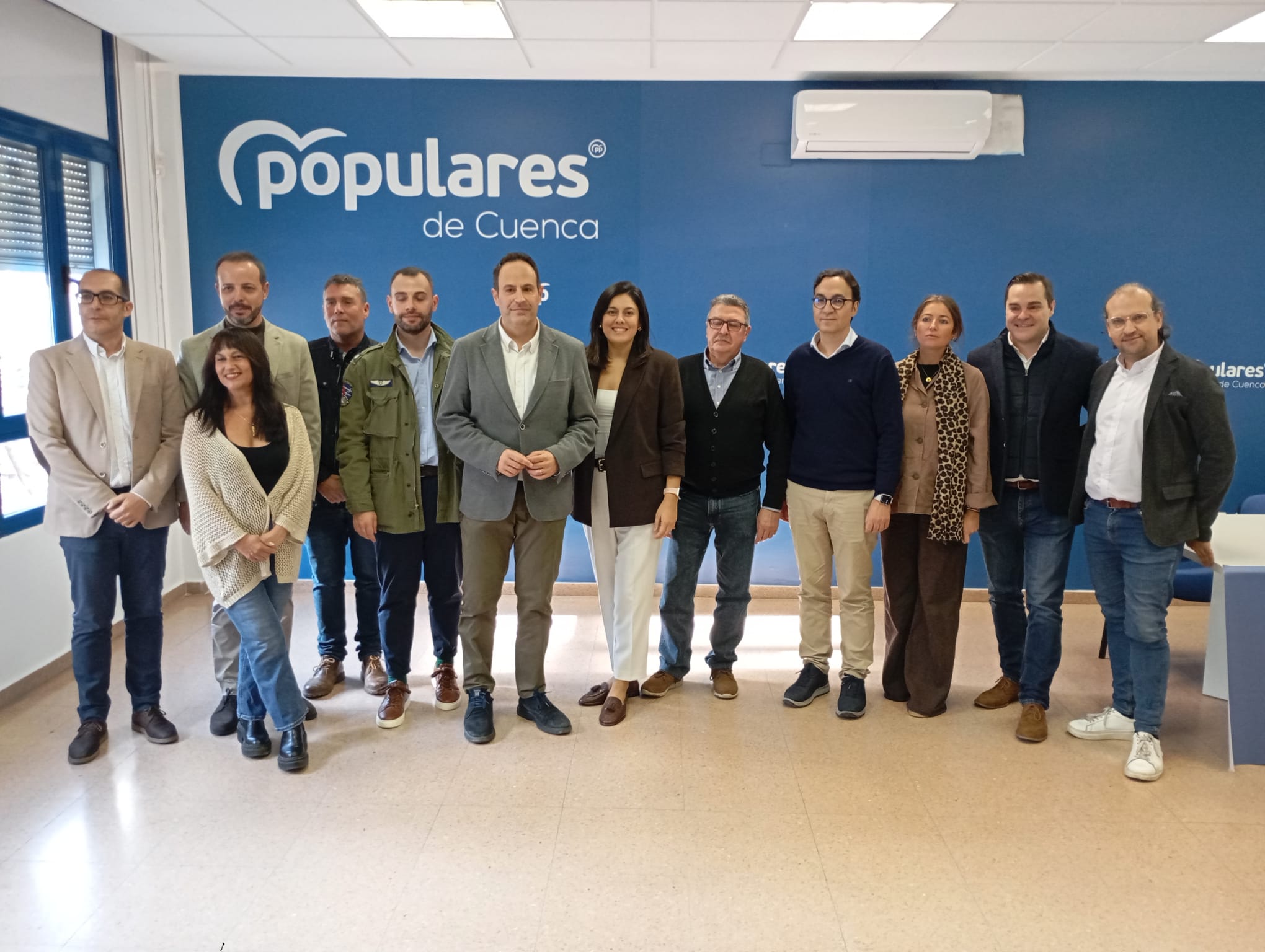 Algunos integrantes de la gestora del PP de Cuenca