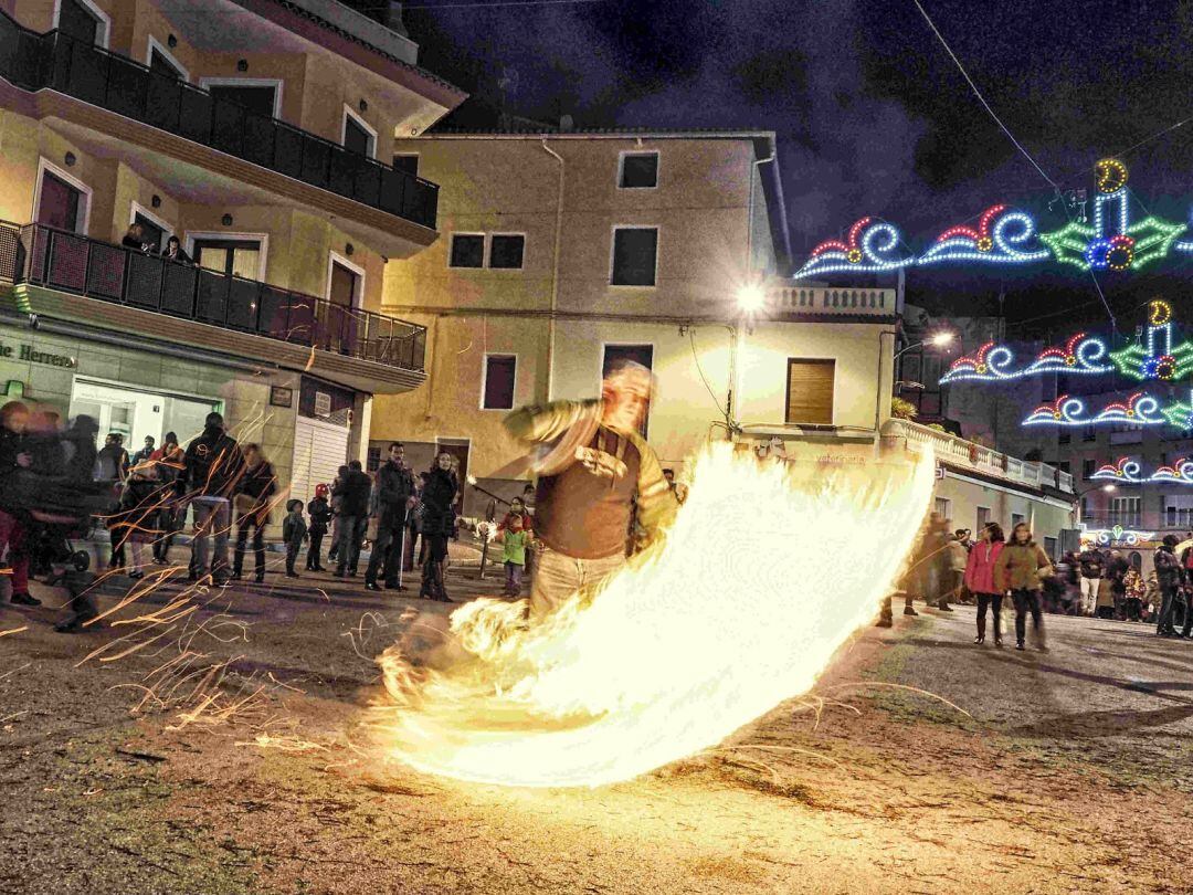 Rodar la falla en Petrer 