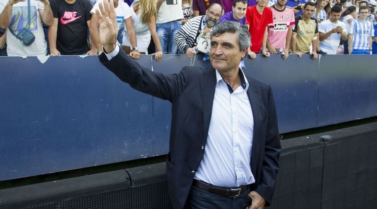 El técnico Juande Ramos deja el Málaga.