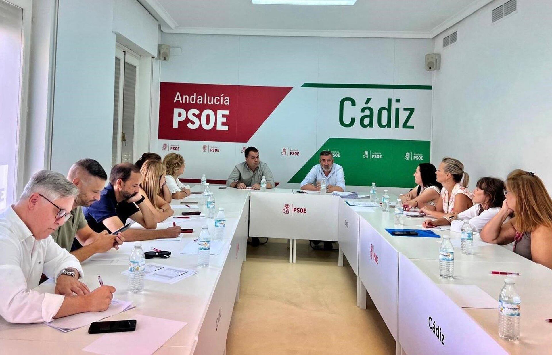 Reunión de los diputados provinciales del PSOE en la provincia de Cádiz
