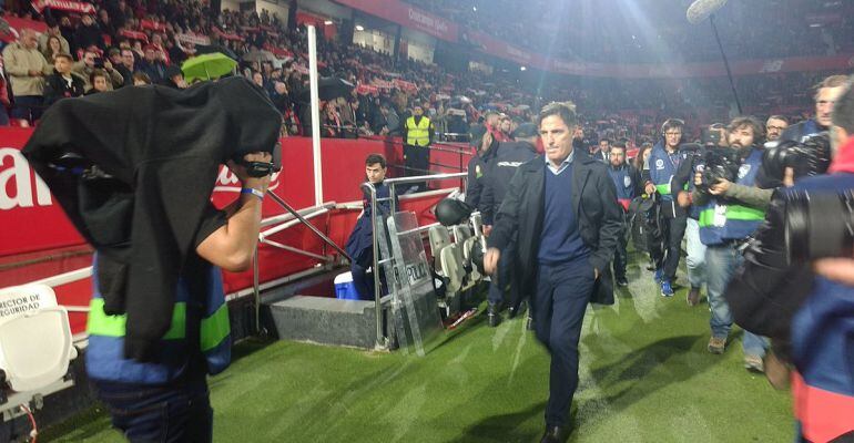 Eduardo Berizzo, a su entrada al Ramón Sánchez-Pizjuán