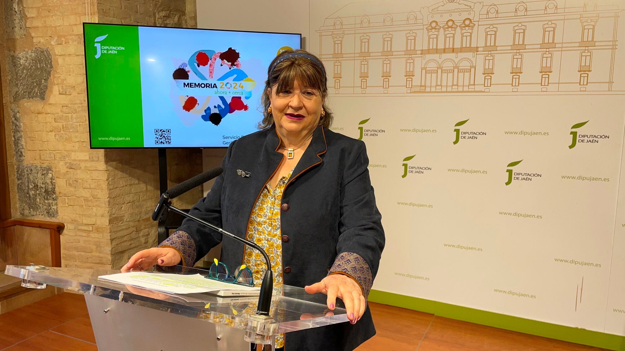 Pilar Parra, vicepresidenta tercera y diputada de Economía, Hacienda, Asistencia a Municipios y Recursos Humanos de la Diputación de Jaén.