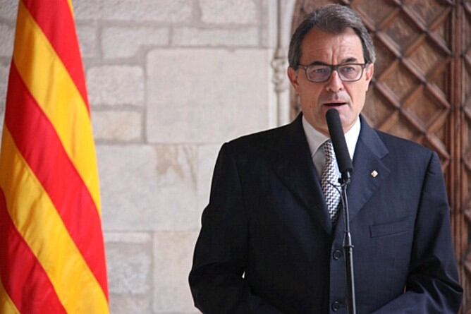 Artur Mas compareix al Palau de la Generalitat per parlar el 'cas Jordi Pujol'