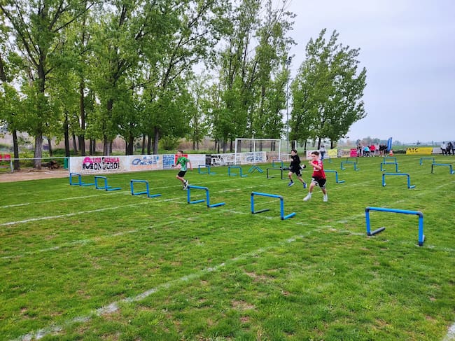 La jornada de atletismo escolar tiene lugar este viernes en Sariñena