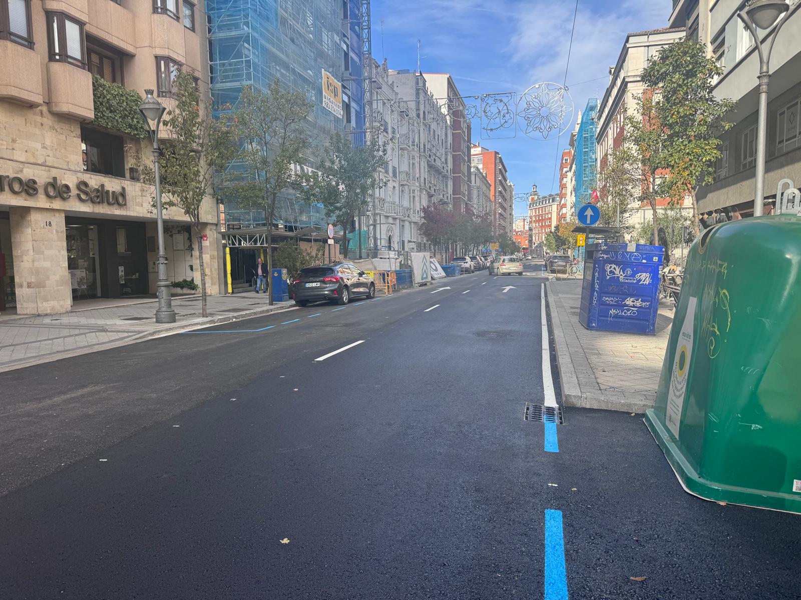 Calle Gamazo de Valladolid abierta al tráfico