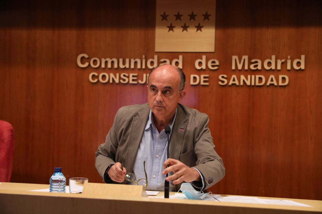 El viceconsejero de Salud Pública y Plan COVID-19 de la Comunidad de Madrid, Antonio Zapatero.