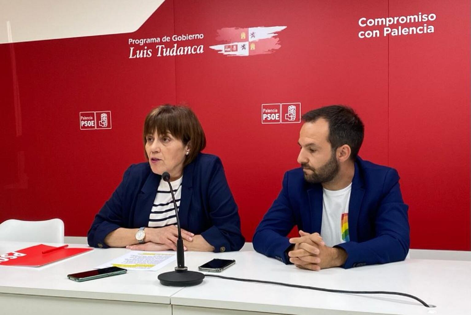 Consolación Pablos y Cristian Delgado