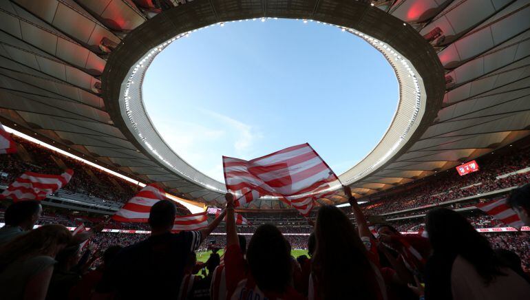 El Wanda Metropolitano, en su estreno en el partido entre el Atlético y el Málaga.