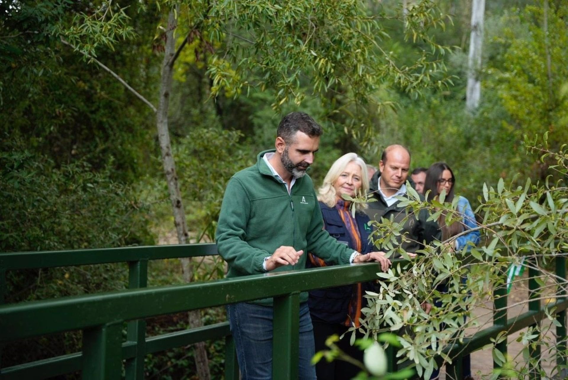 Visita del Consejero al sendero de Majaceite