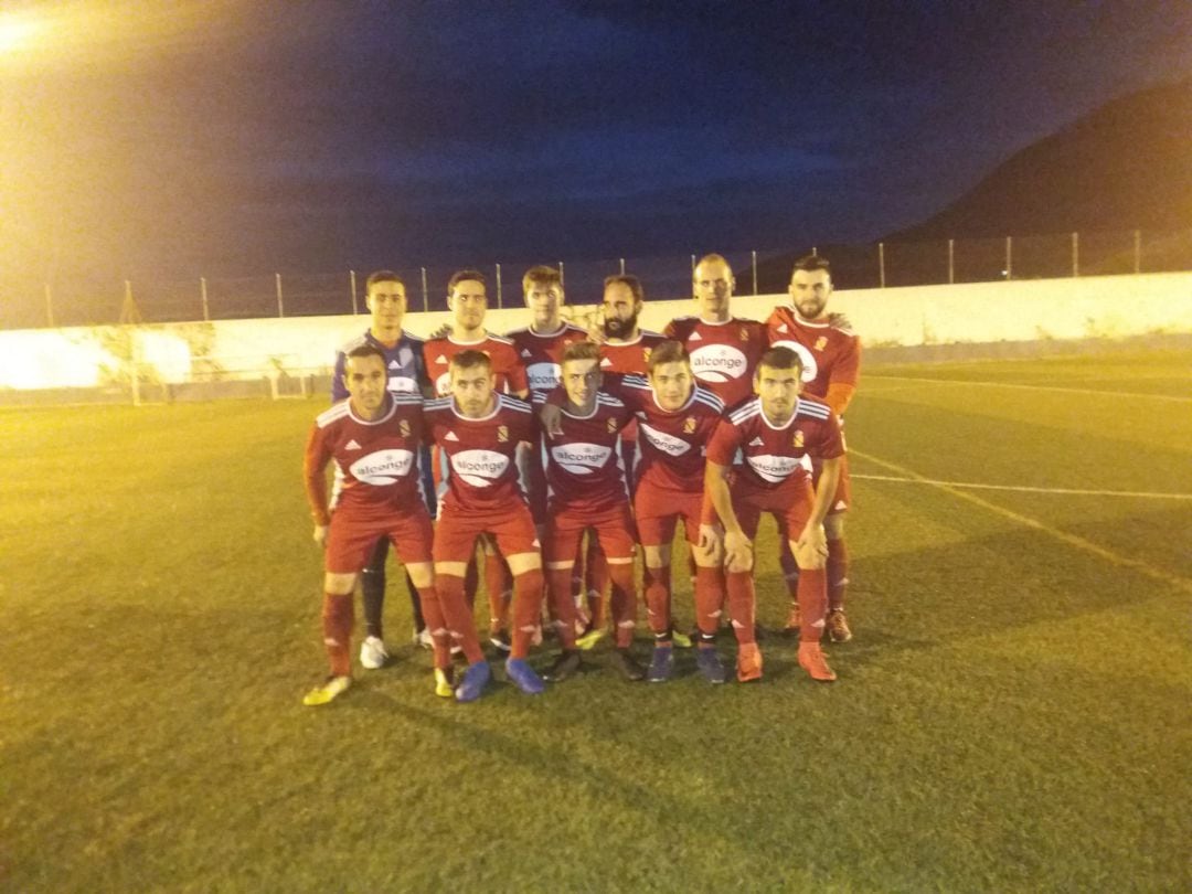 Equipo titular ante la UD Cazorla, en la primera jornada de la Copa Subdelegada del Gobierno