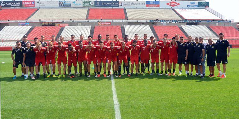 La plantilla espera amb ganes l'inici de la nova temporada contra el Lugo.