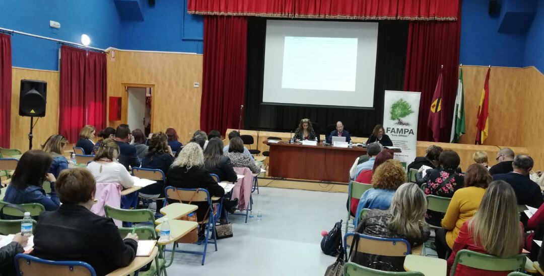 Asamblea de Fampa Los Olivos celebrada este sábado en Jódar.