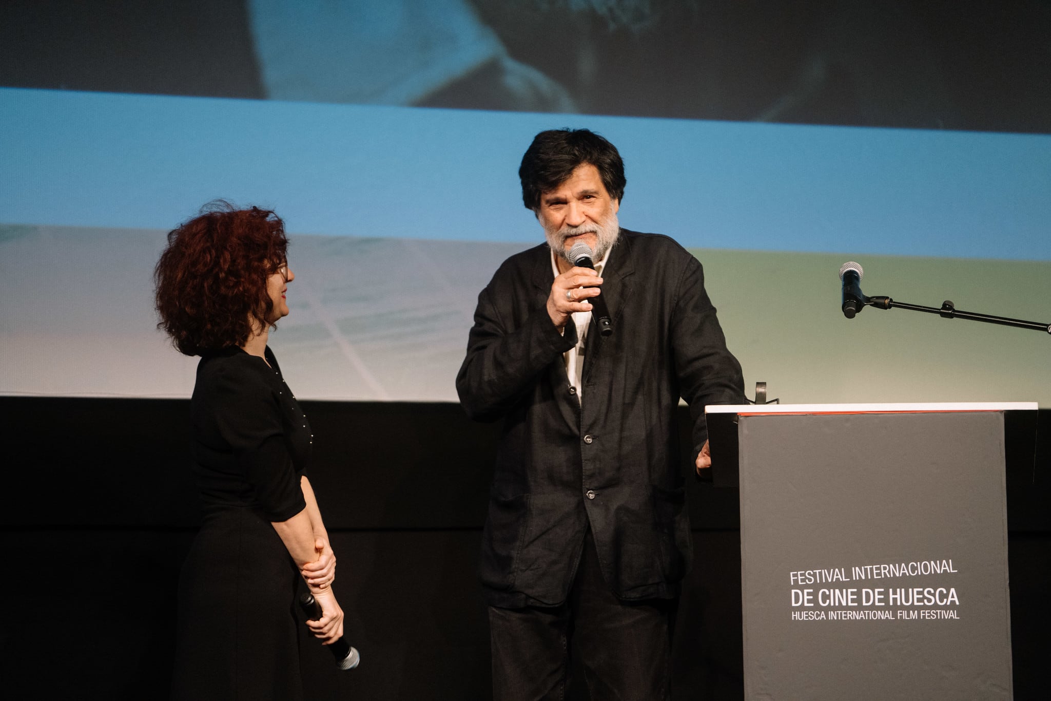 Víctor Erice, tras recibir el el Premio Luis Buñuel