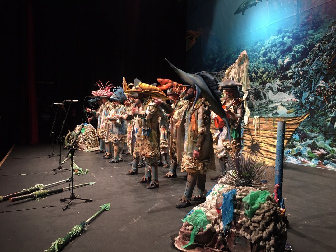 Comparsa La Linea "El Batallón del mar".