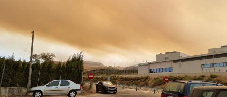 La Serranía de Ronda está completamente cubierta por una fina capa de humo y un intenso olor a quemado