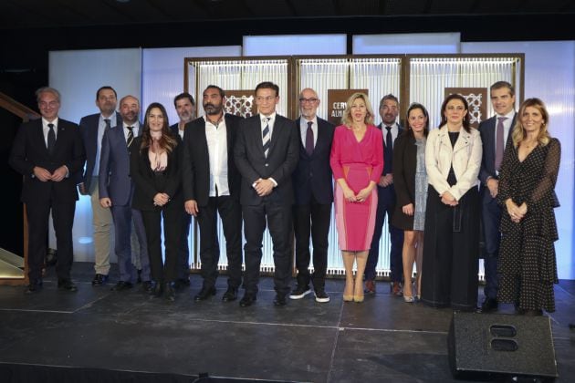 El alcalde de Granada, Luis Salvador, y concejales de Granada,en la presentación en Madrid de la Capitalidad Cultural Granada 2031