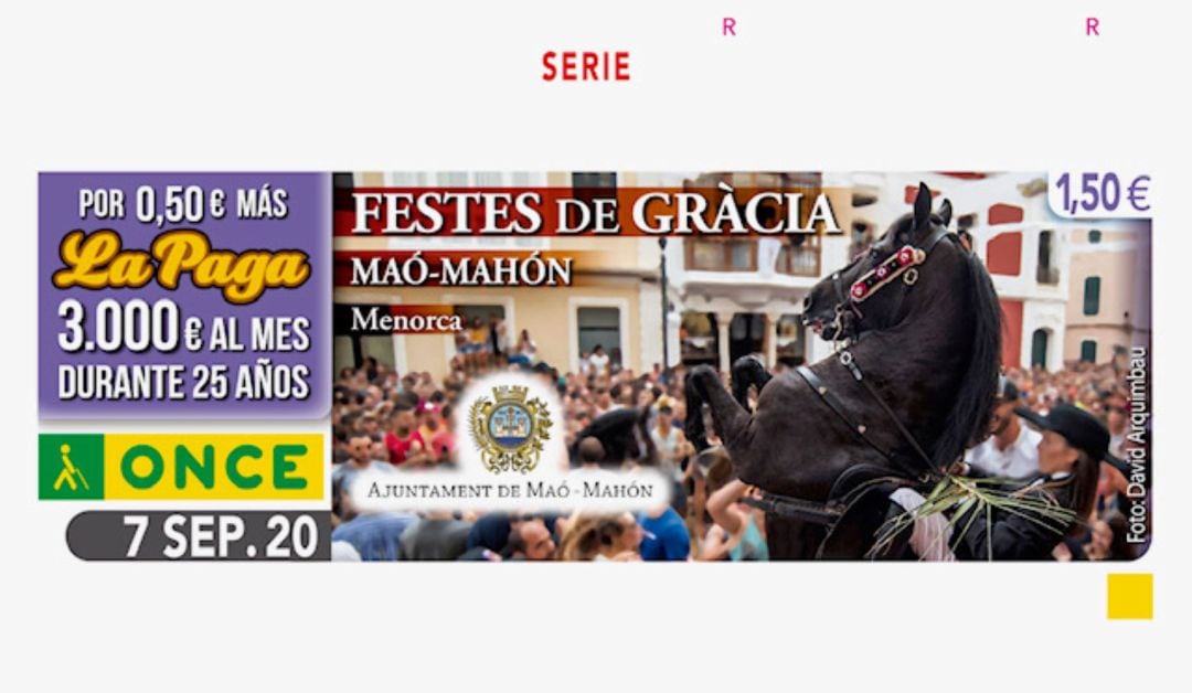 Les festes de Gràcia tenen el seu cupó de l'ONCE.