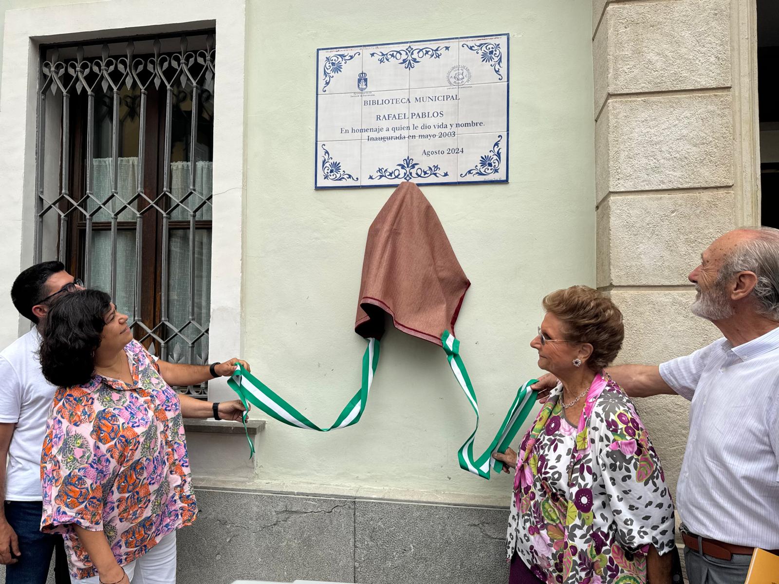 Homenaje a Rafael Pablos en la Biblioteca Municipal