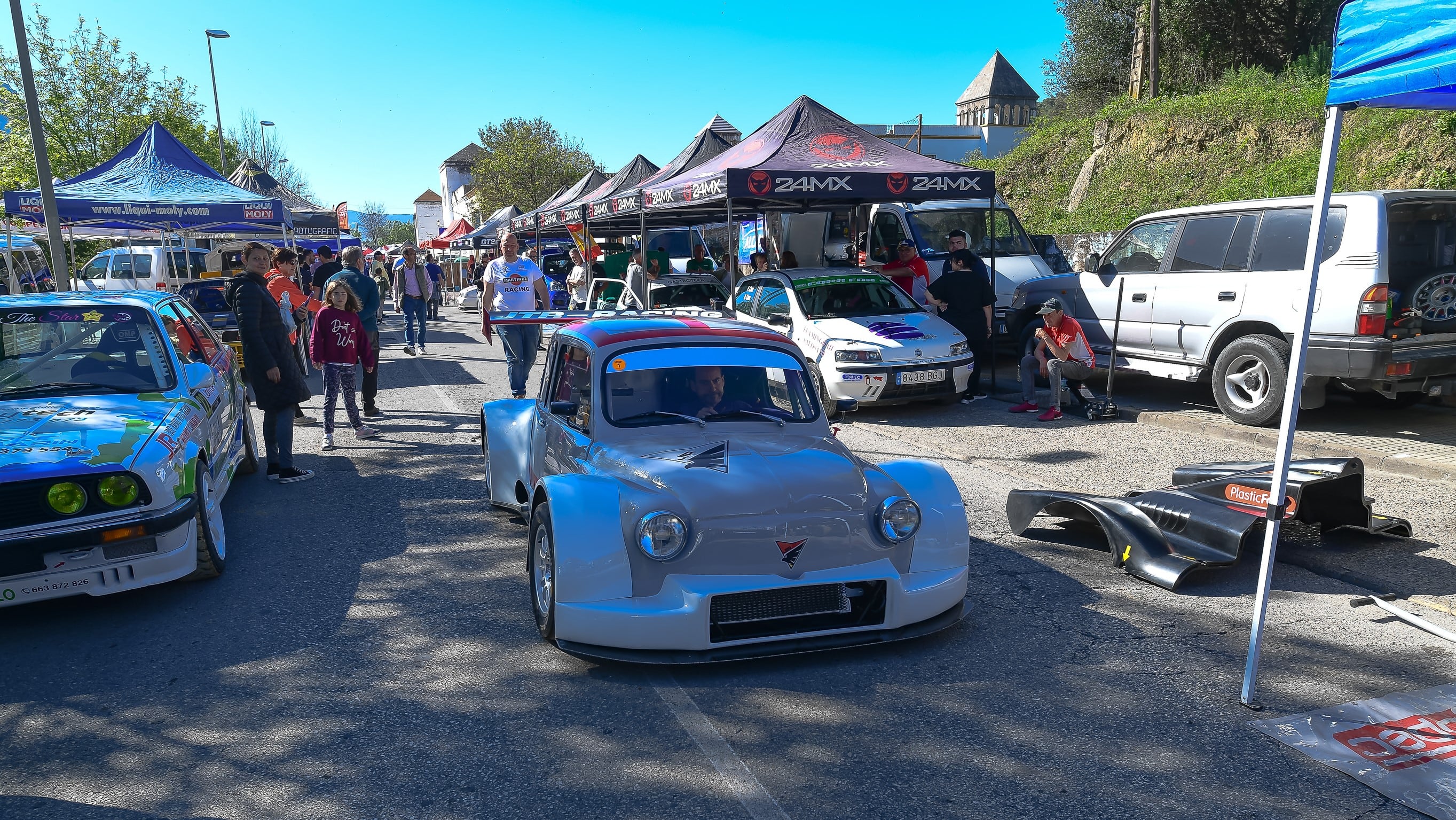 Uno de los coches que participaron en la Subida a Ubrique 2023