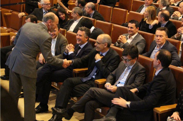 Manel Sansa en un acte públic recent.