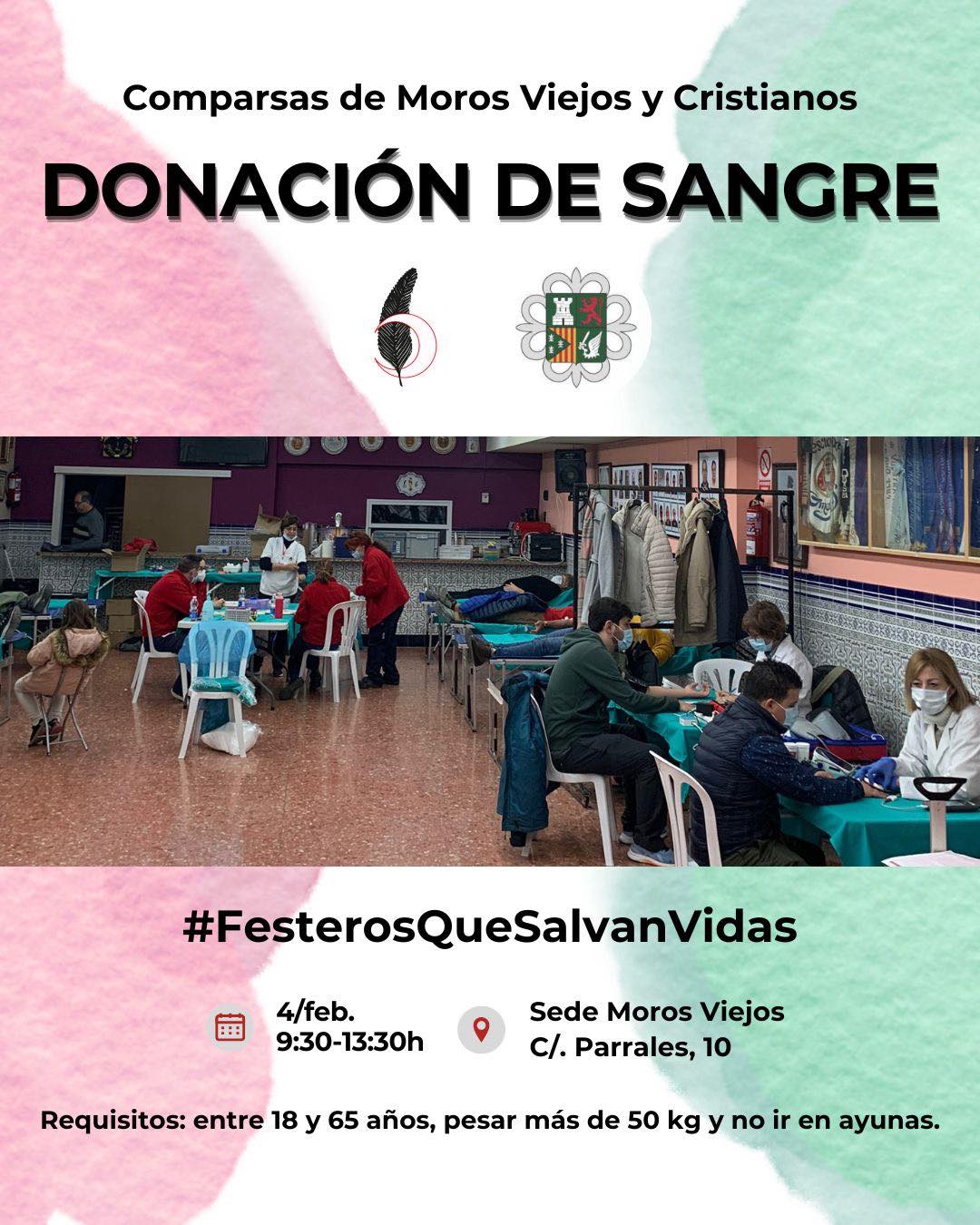 Cartel de la donación de sangre