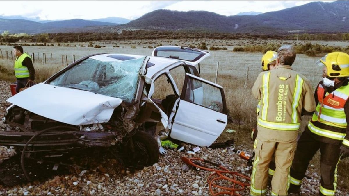 Diez heridos en los tres accidentes con víctimas del puente