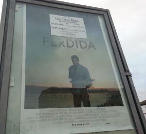 Cartel de Perdida en el Cine Coliseo en Baena