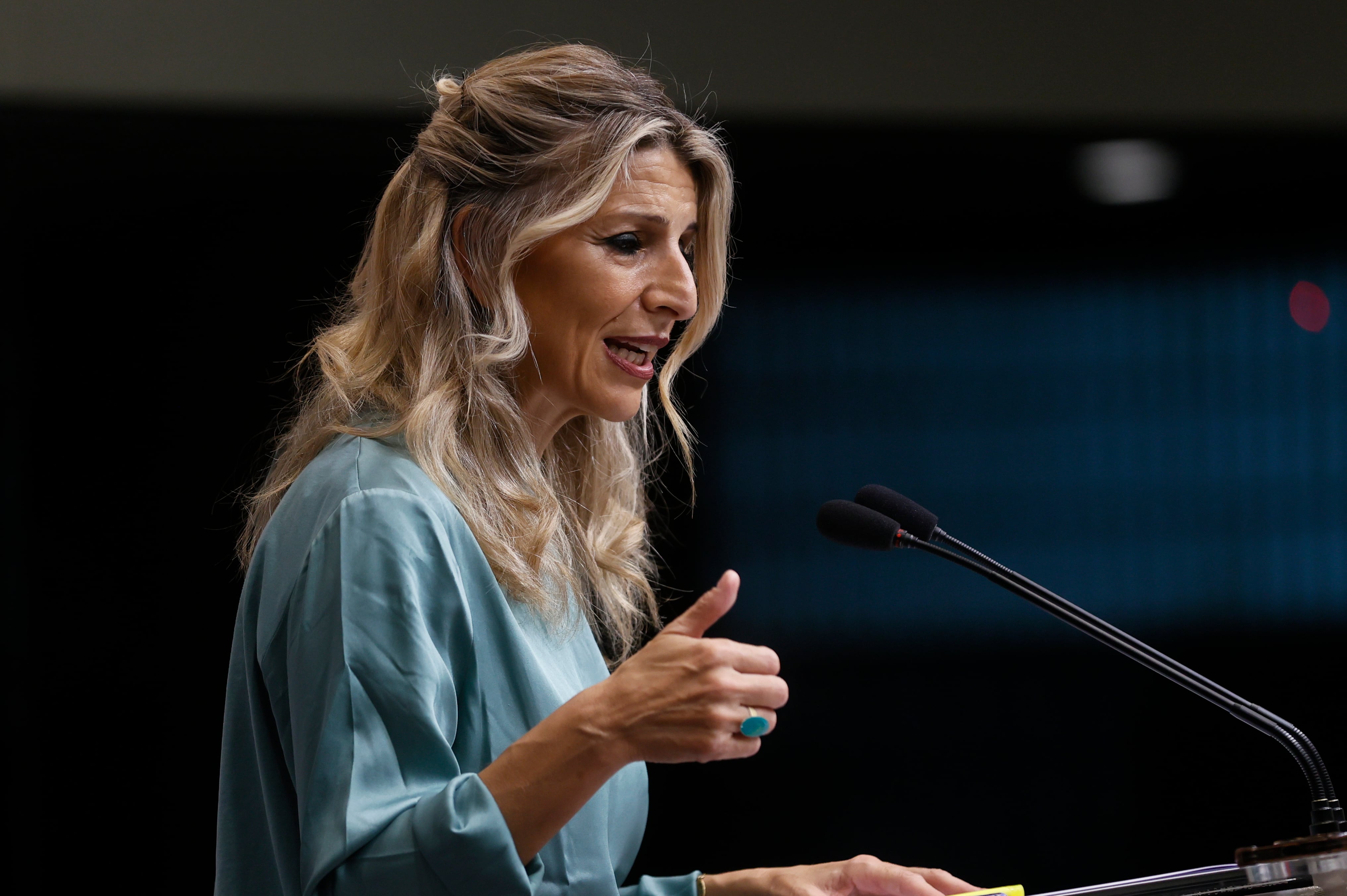 La vicepresidenta segunda y ministra de Trabajo y Economía Social, Yolanda Díaz. Archivo.