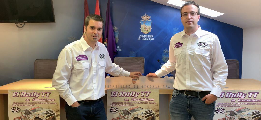 Salva Calvo y Enrique Batanero del Automovíl Club Alcarreño