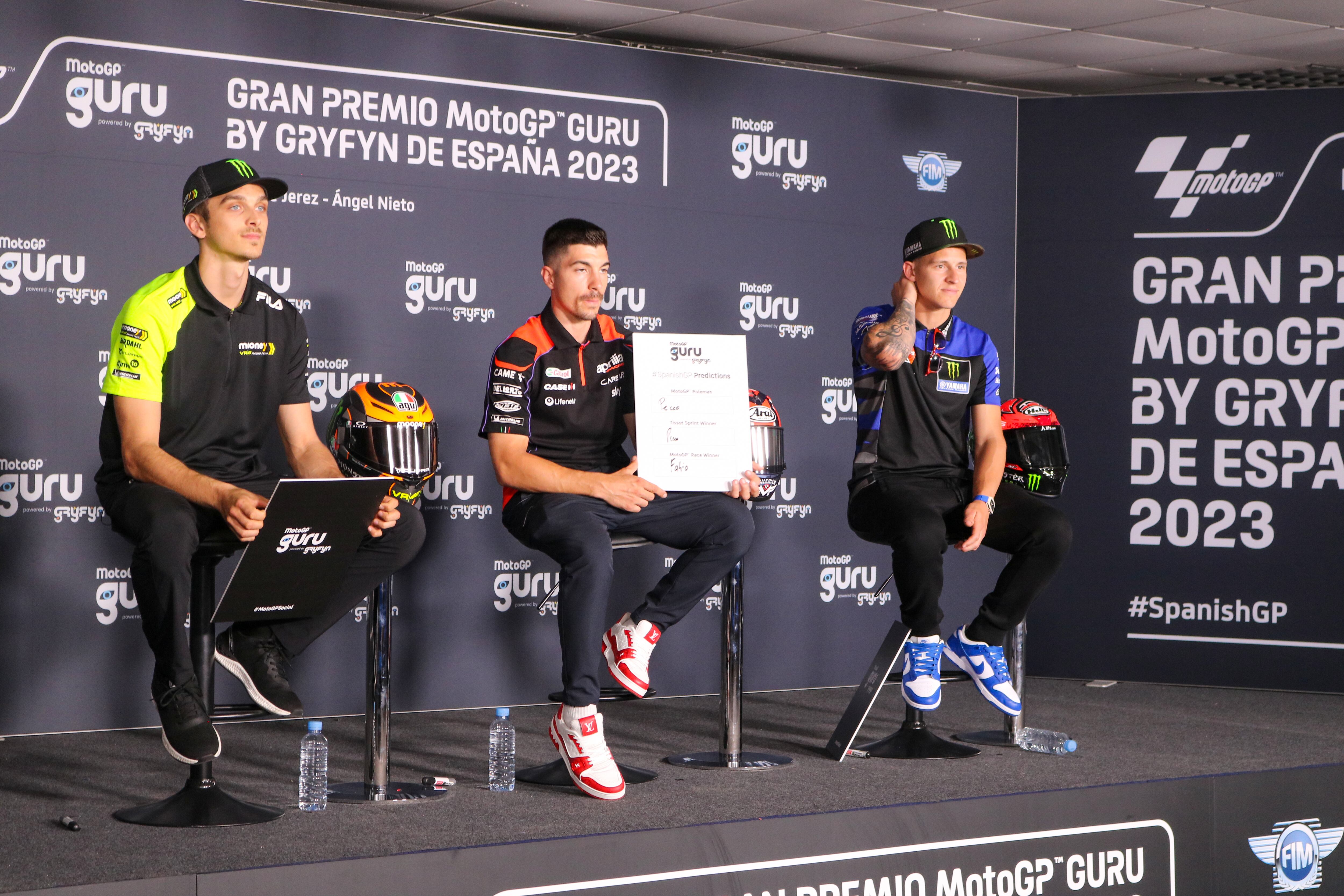 Rueda de prensa internacional, de los pilotos de MotoGP, previa al fin de semana en Jerez / RJ