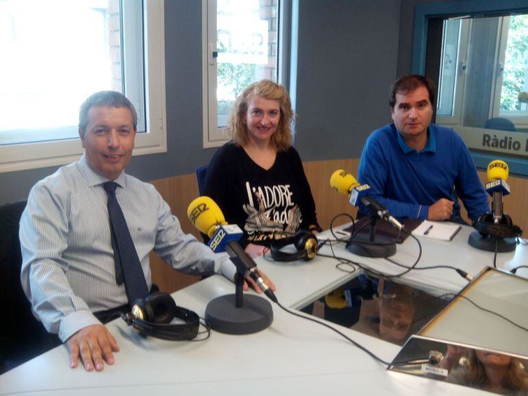 Manel Pastor,(Supermercats Pujol); Mar Aresté (La Primavera); i Jordi Querol (Unipreus).