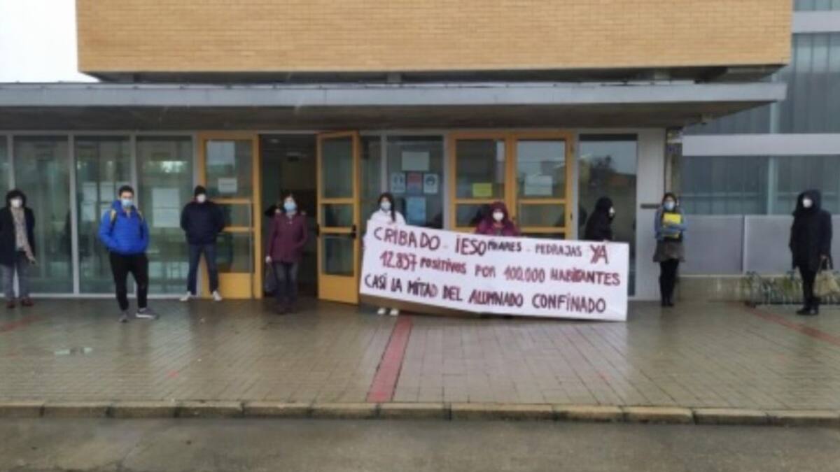 El IESO de Pedrajas pide un cribado masivo y denuncia el "protocolo laxo" que aplica la Junta