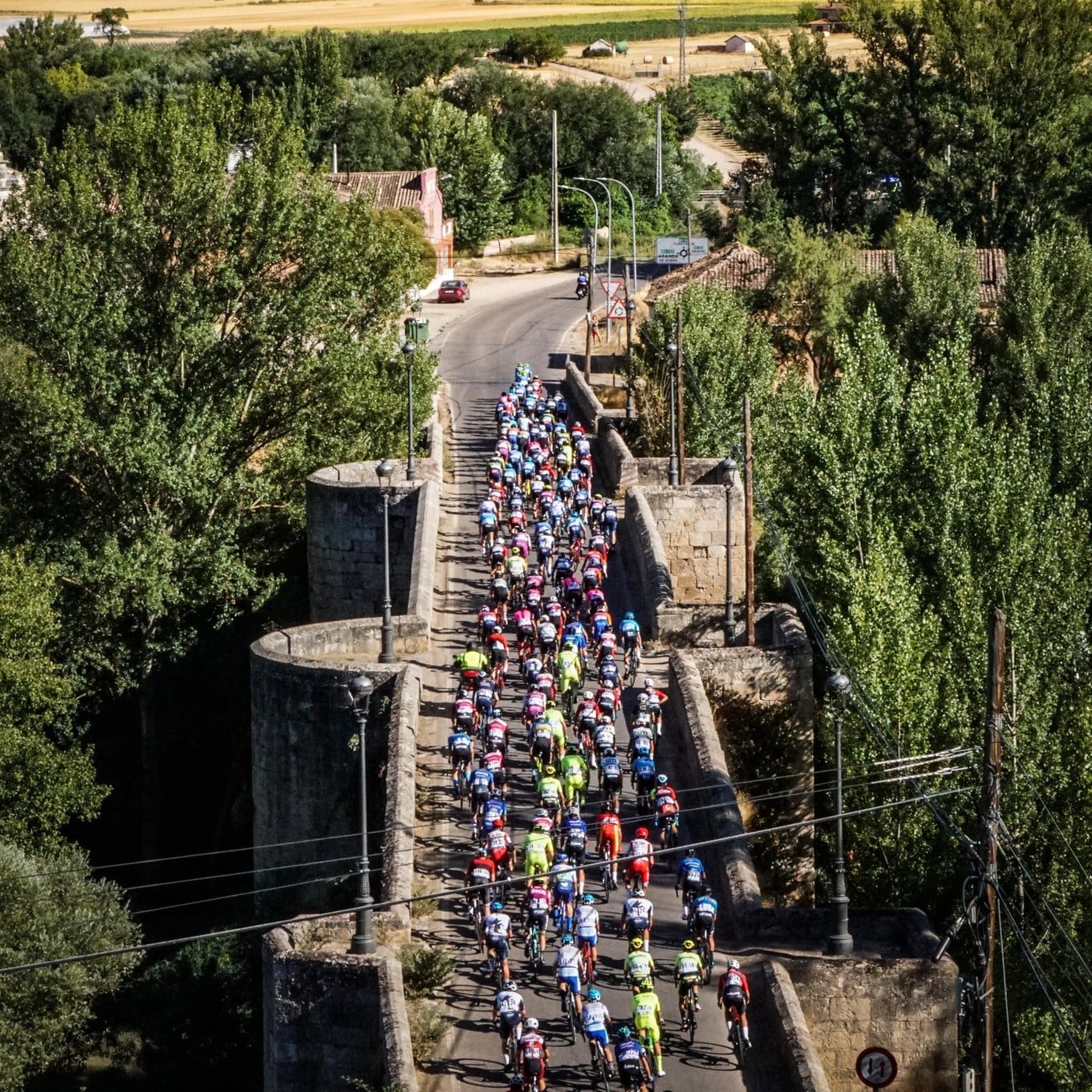 Imagen de archivo de la Vuelta Ciclista Júnior a la Ribera del Duero en su VI edición