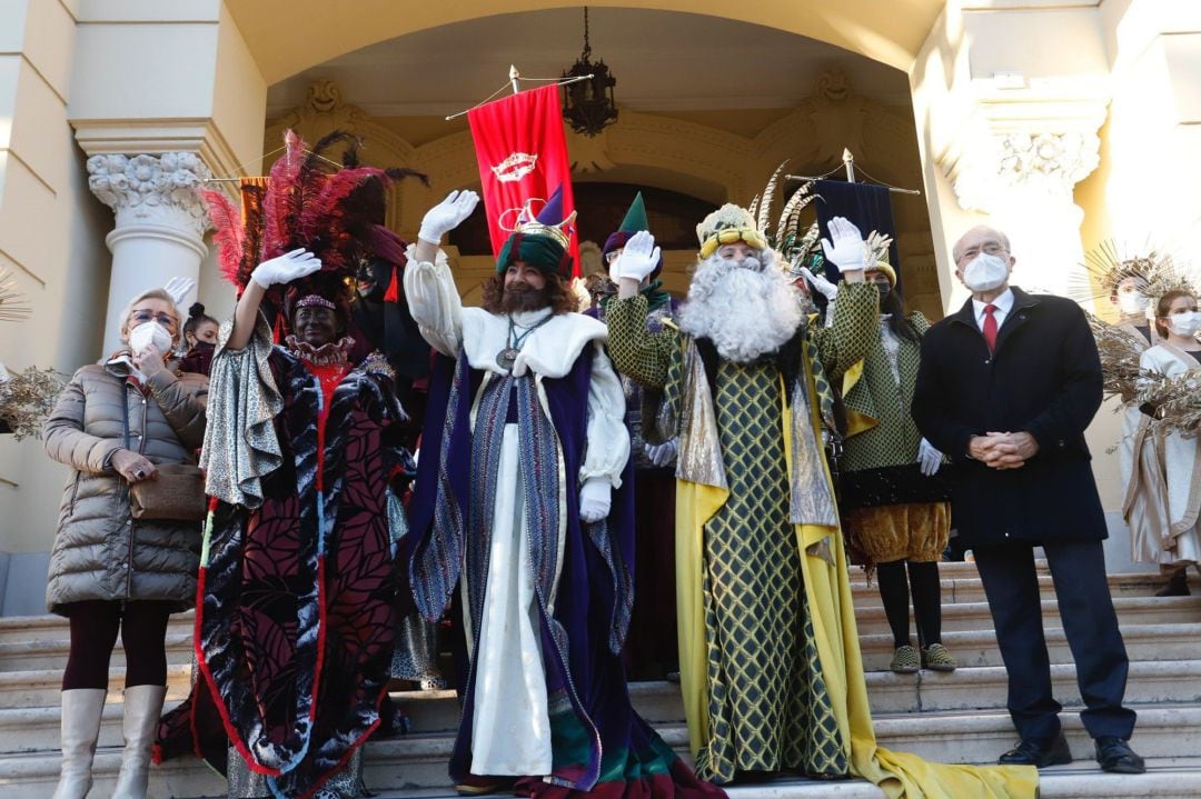 Llegada de los Reyes Magos de Oriente a Málaga 