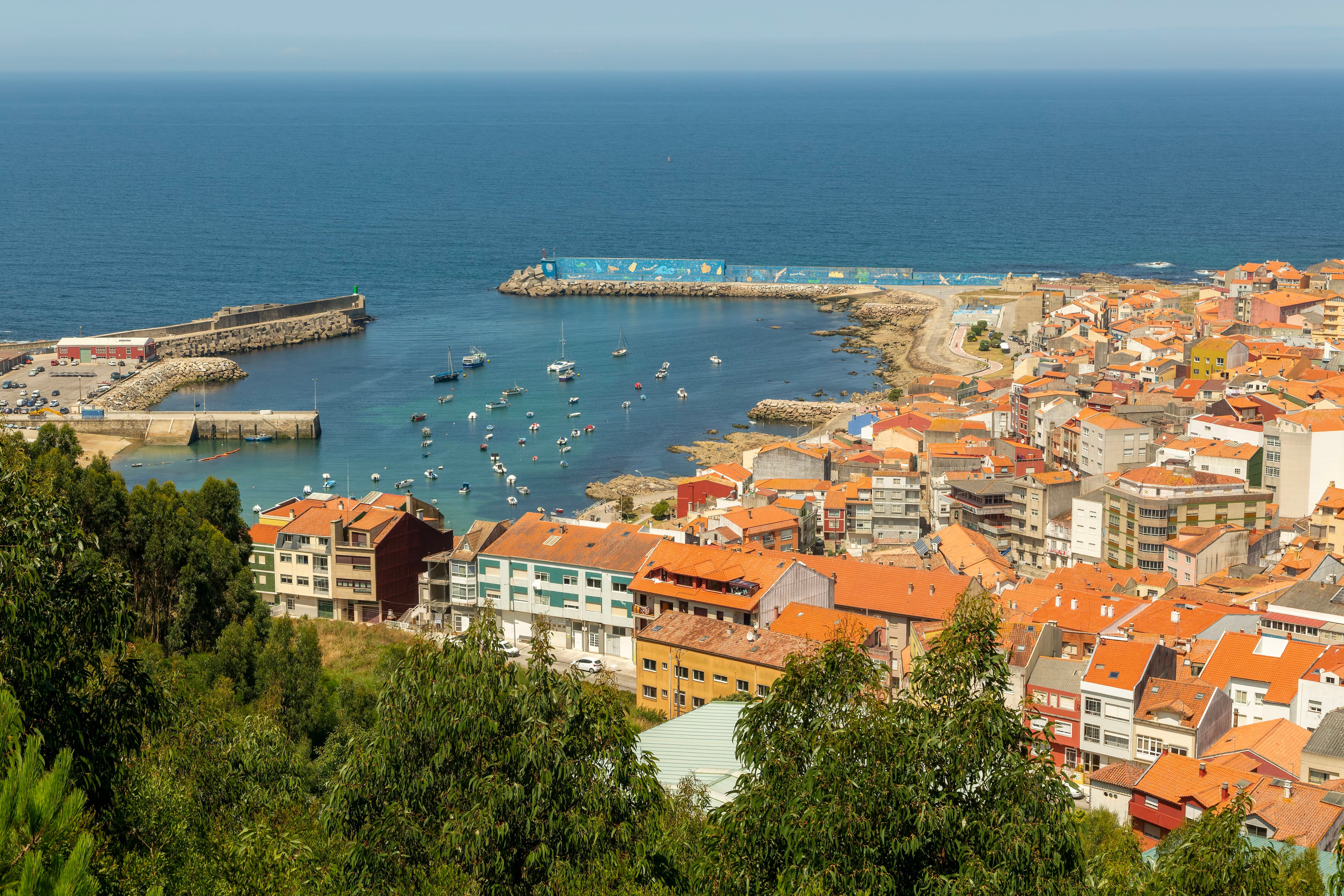 Rooftops of town A Guarda, Pontevedra Province, Galicia, Spain. (Photo by: Geography Photos/Universal Images Group via Getty Images)