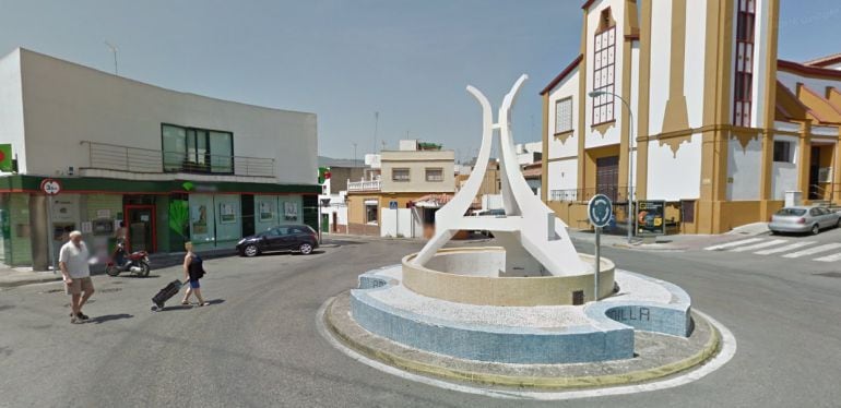 Plaza de España en La Bajadilla, Algeciras