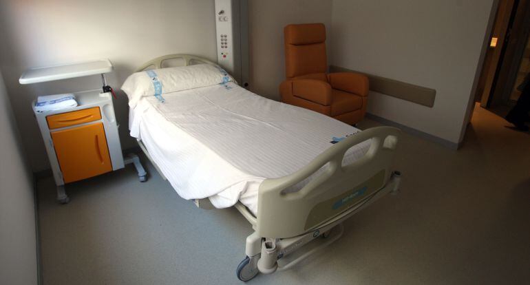 Imagen de una habitación del Hospital Río Hortega de Valladolid